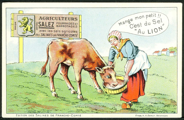 Publicité : "sels agricols"