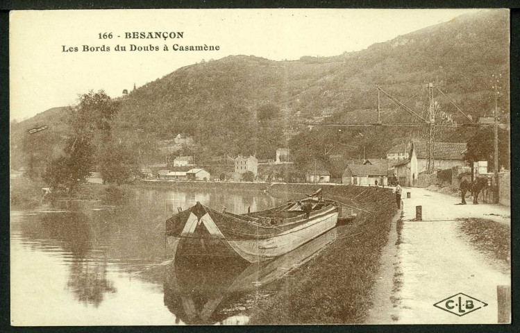 Les bords du Doubs à Casamène