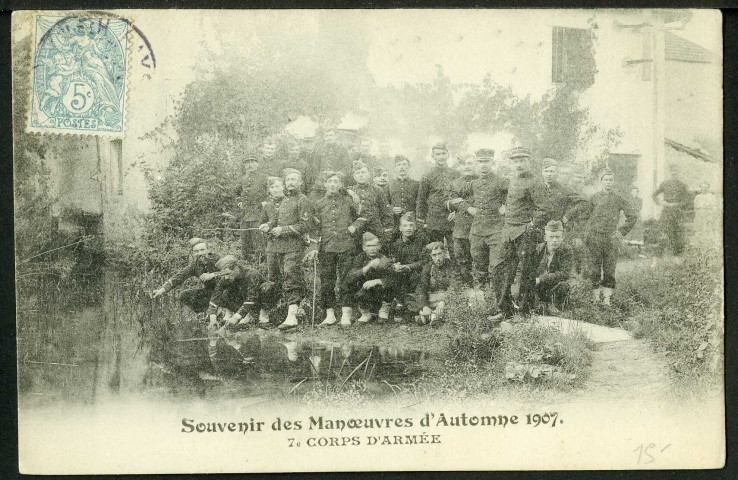 Souvenir des manoeuvres d'automne du 7ème Corps d'Armée