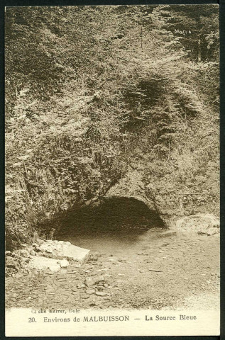 Environs de Malbuisson. La Source Bleue