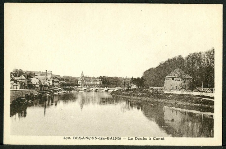 Le Doubs à Canot