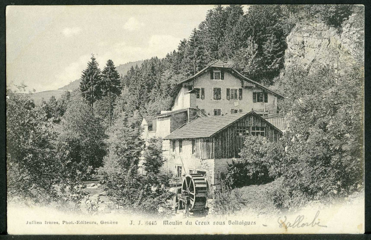 Moulin de Creux sous Ballaigue