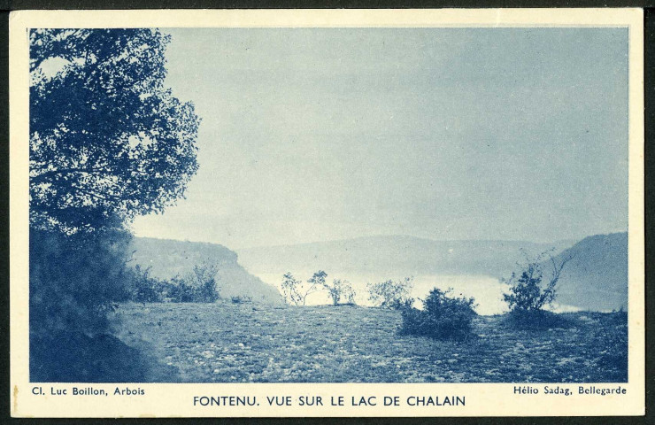Vue sur le lac de Chalain