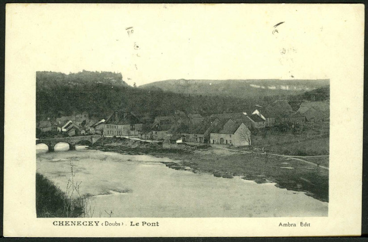 Le pont sur la Loue