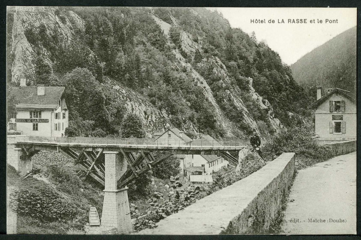 Hôtel de la Rasse et le pont