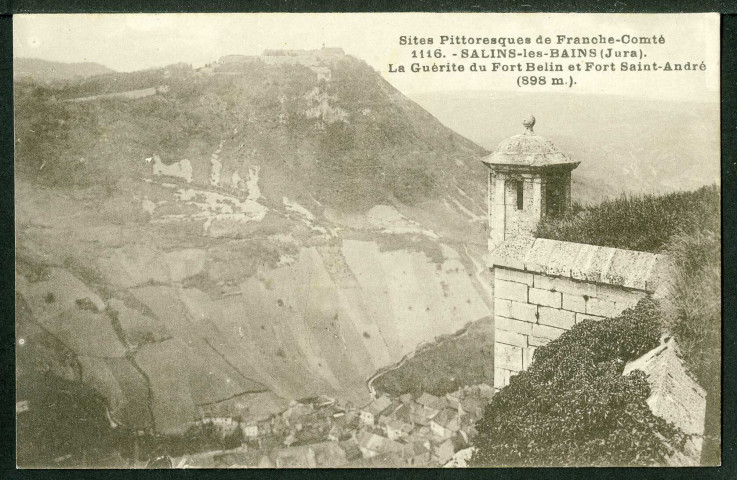 La guérite du fort Belin et le fort Saint-André