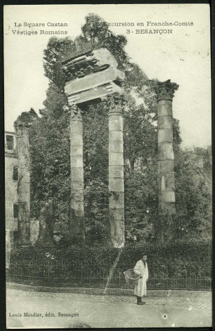 Vue du square archéologique Castan