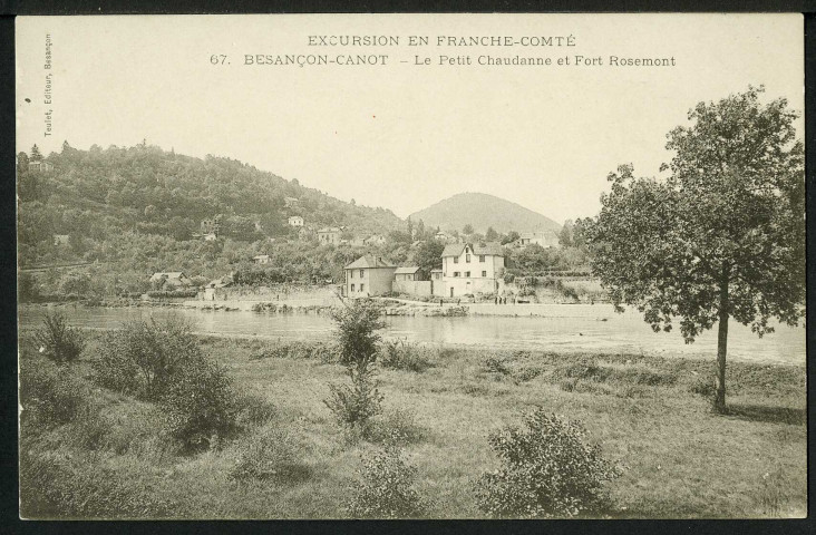 Besançon-Canot. Le petit Chaudanne et fort Rosemont