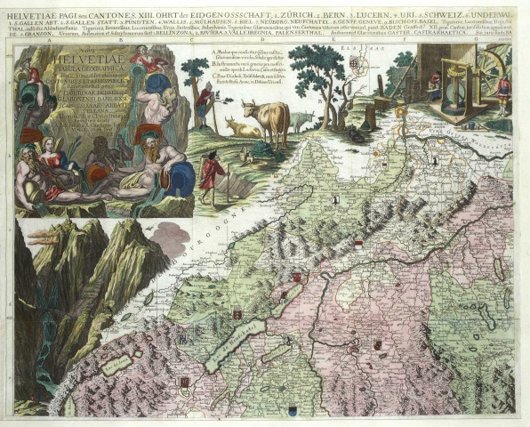 Cartes anciennes de la Suisse