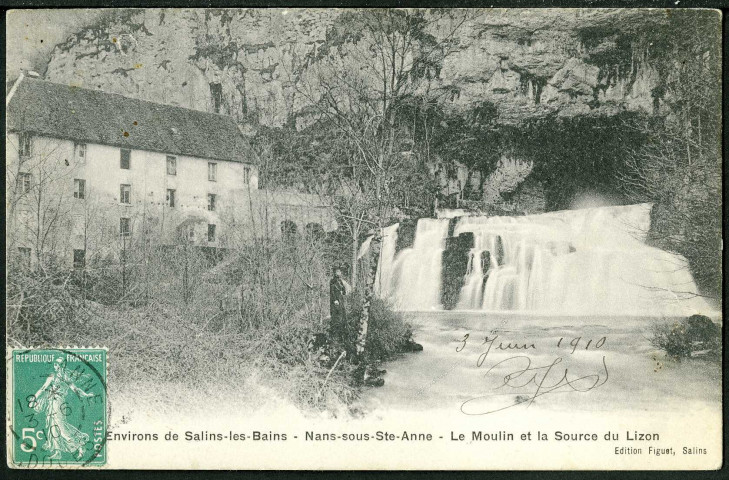 Le moulin et la source du Lison