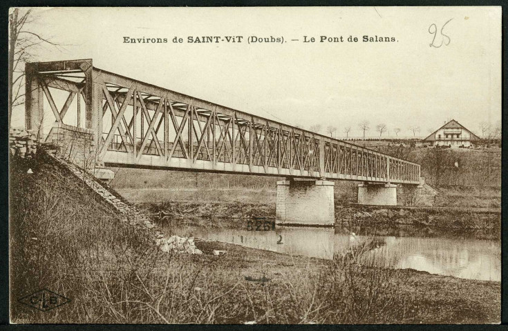 Environs de Saint-Vit, le pont de Salans