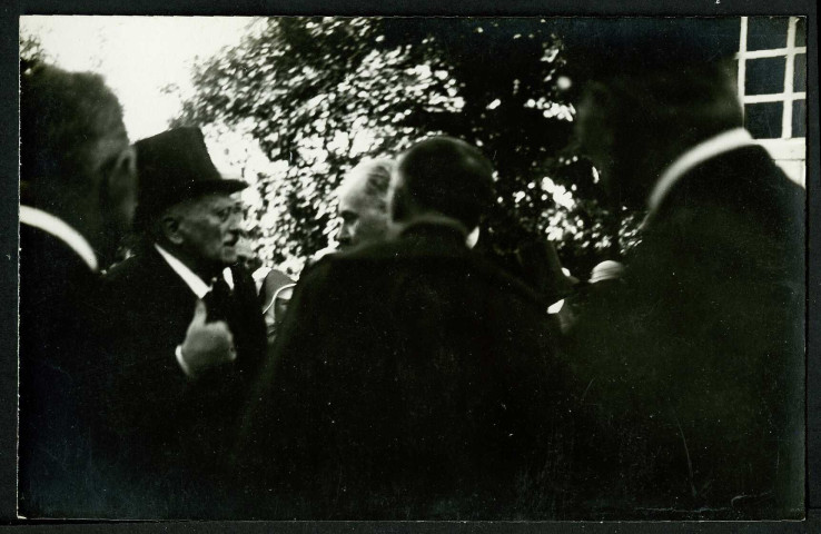 Visite du président Lebrun en 1933, les personnalités