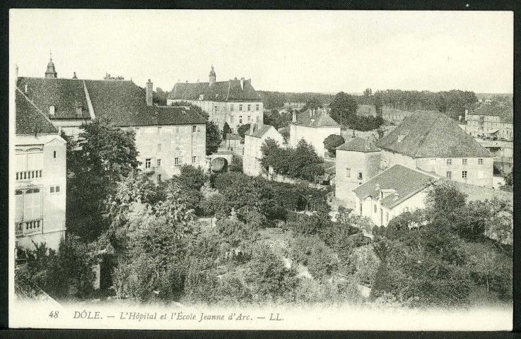L'hôpital et l'école Jeanne d'Arc