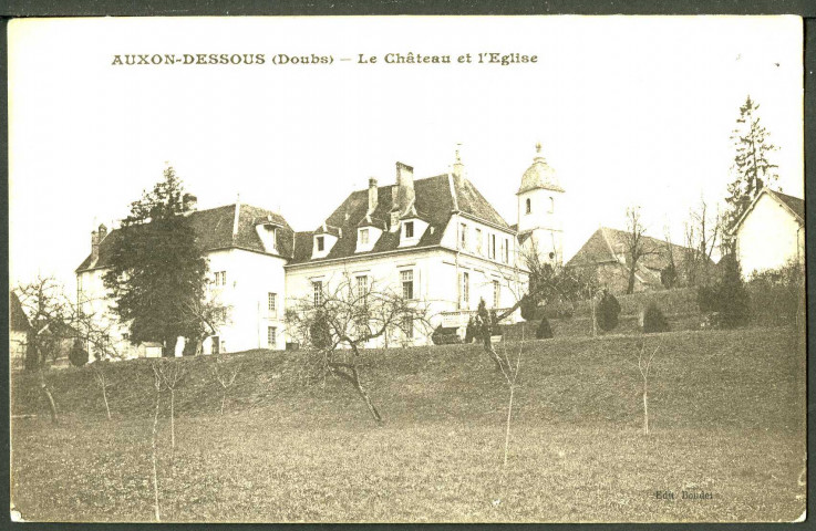 Le château et l'église
