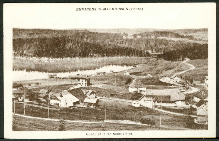 Chaon et le lac Saint-Point