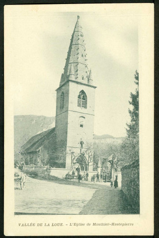 Vue de face de l'église