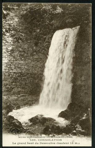 Le Dessoubre, chute d'eau
