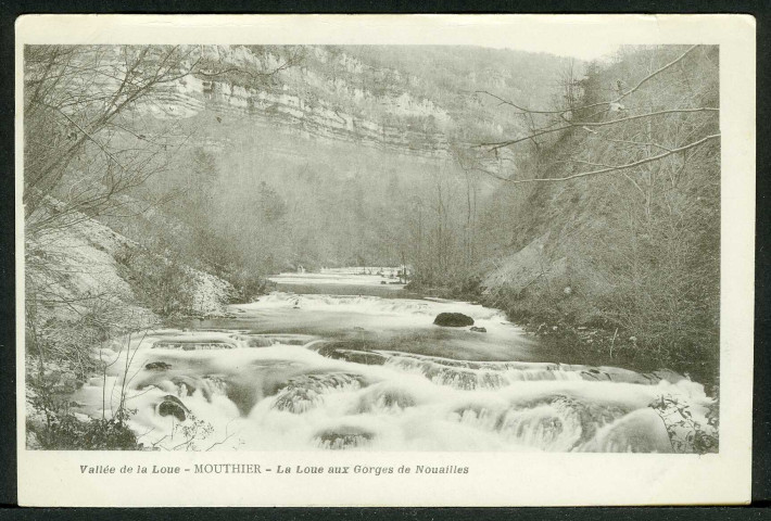 Rapides dans les gorges de Nouailles
