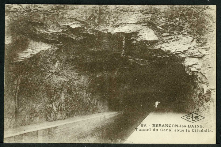 Entrée du canal sous la citadelle, faubourg Rivotte