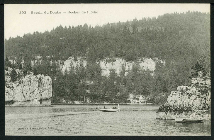 Bassin du Doubs. Rocher de l’Écho