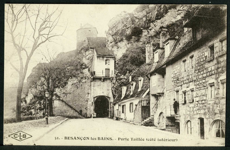 Porte Taillée, coté intérieur