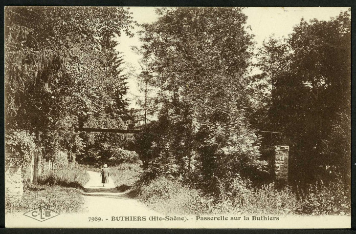 Passerelle sur la Buthiers