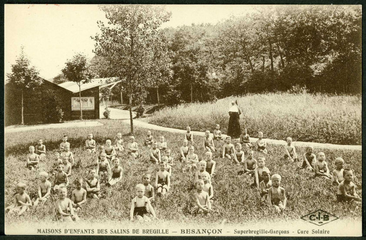 Maisons d'enfants des salins de Bregille, Besançon, Superbregille-garçons, cure solaire