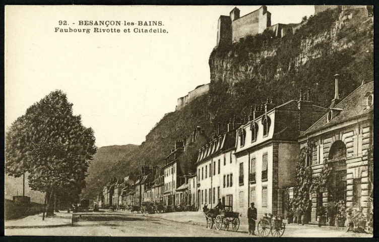 Faubourg Rivotte et citadelle