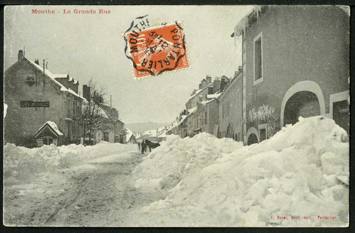 La Grande Rue sous la neige