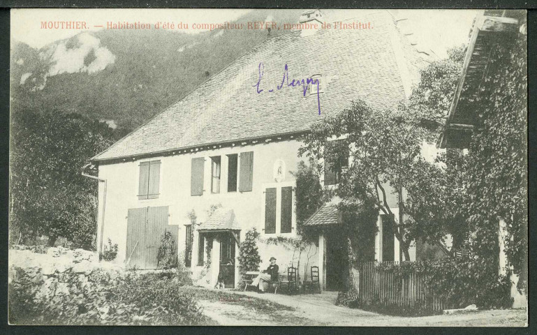 Habitation d'été de M. Reyer, compositeur de musique