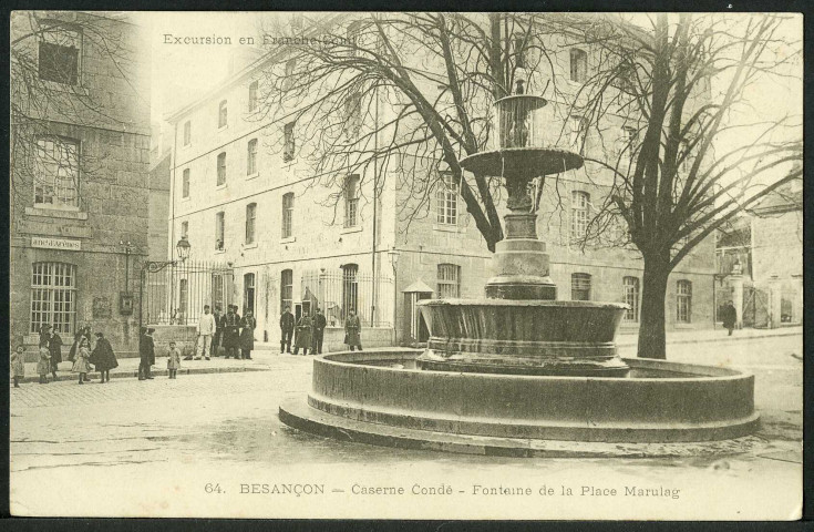 La caserne Condé, place Marulaz