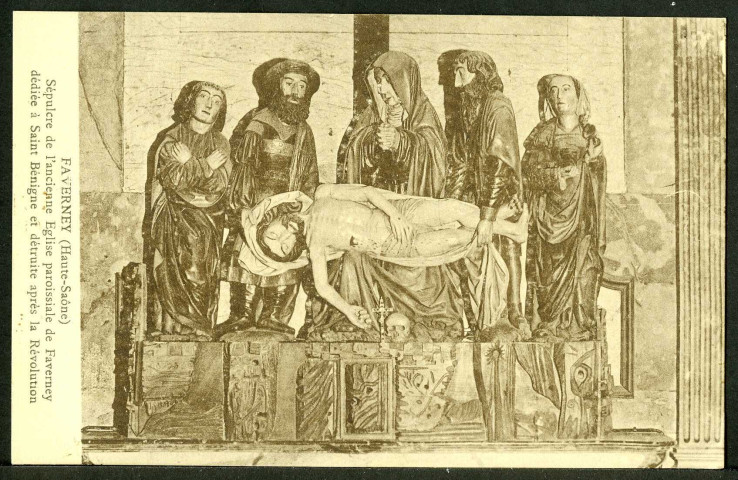 Sépulcre de l'ancienne église paroissiale