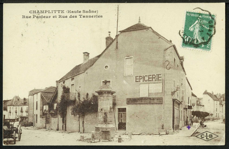 Rue Pasteur et rue des Tanneries