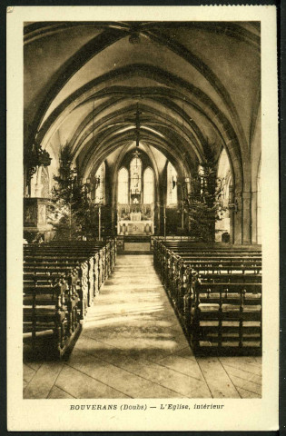 L'église, intérieur