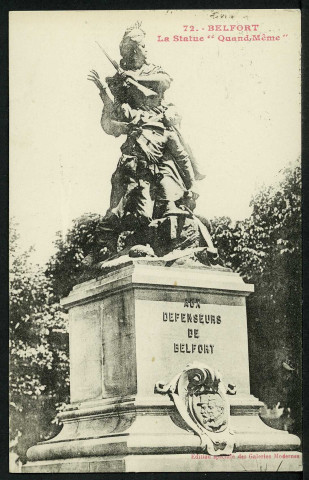 La statue "Quand-Même"