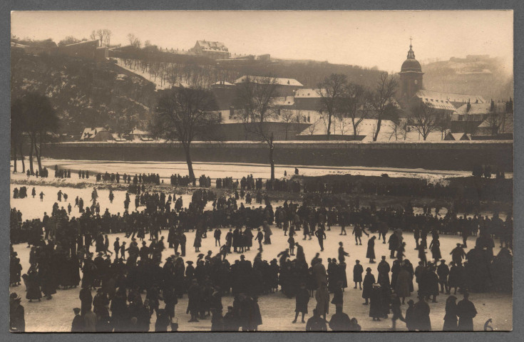 Patineurs sur le Doubs