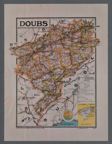 Carte départementale du Doubs