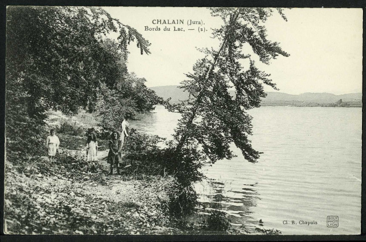 Chalain (Jura). Bords du lac