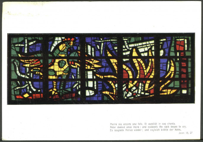 Vitrail du Sacré-Coeur