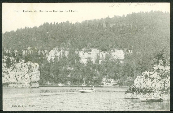 Bassin du Doubs. Rocher de l’Écho