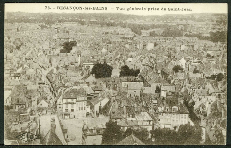 Vue générale prise de Saint-Claude