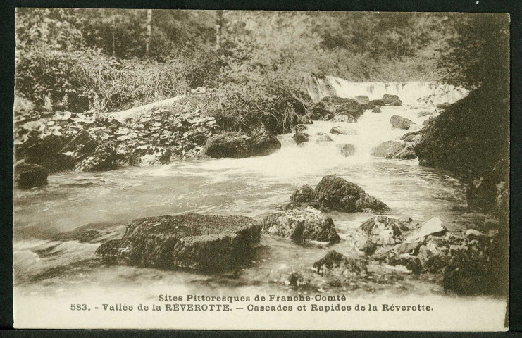 Vallée de la Réverotte. Cascades et rapides de la Réverotte