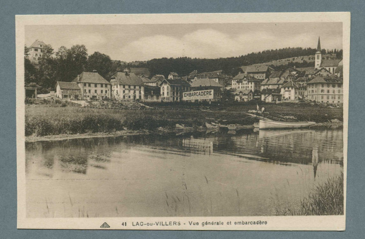 Vue générale et embarcadère
