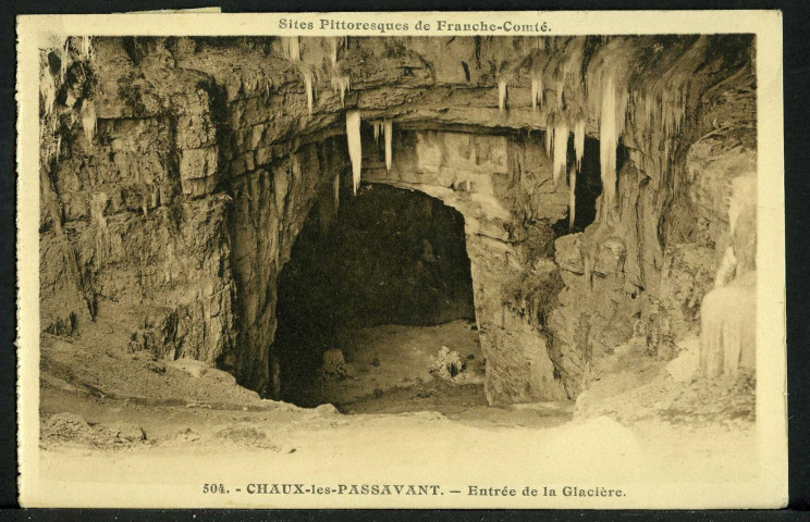 Entrée de la glacière