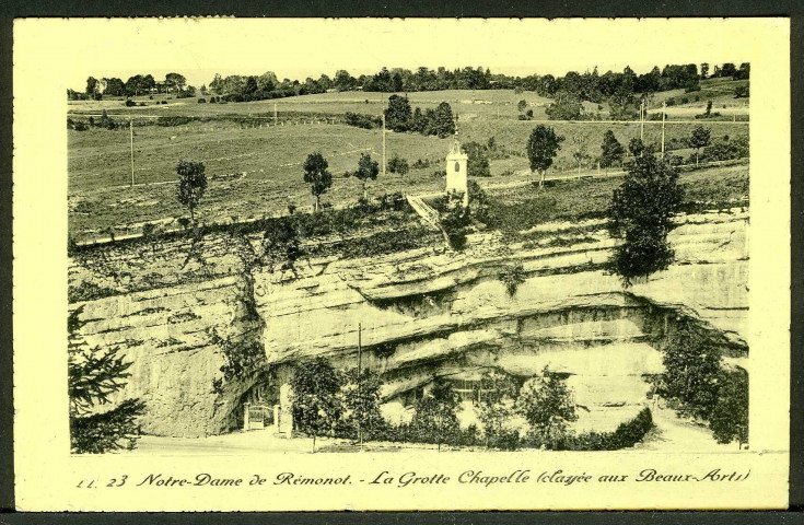 Notre-Dame de Remonot, la grotte Chapelle