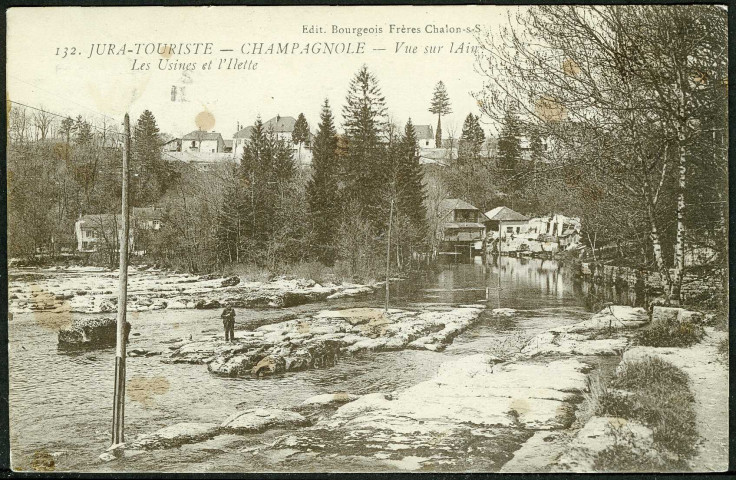 Vues sur l'Ain, les bords de la rivière