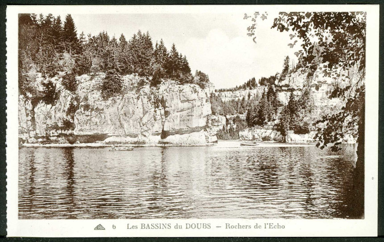 Les bassins du Doubs. Rocher de l’Écho