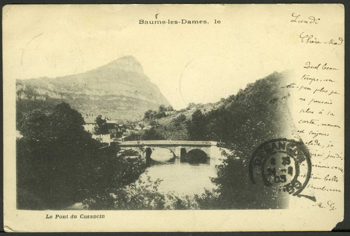 Le pont du Cusancin