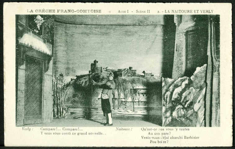 La crèche Franc-Comtoise, la Naitoure et Verly