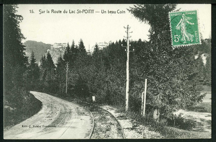 Sur la route du lac Saint-Point. Un beau coin